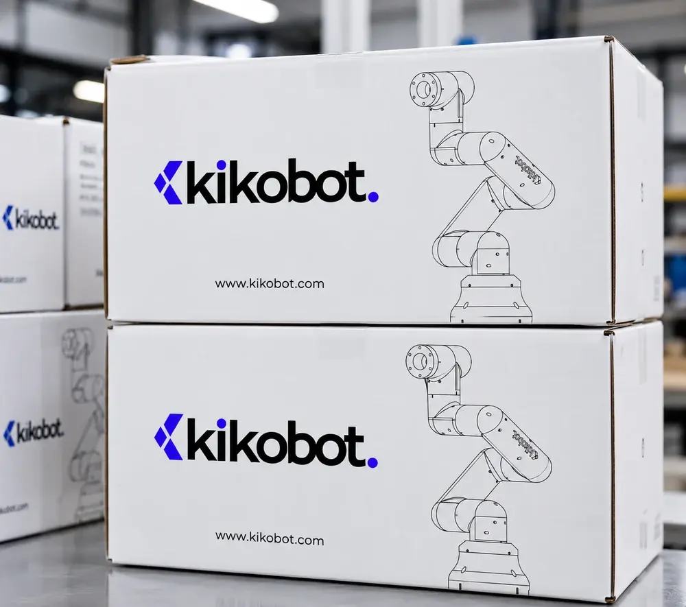 Kikobot packaging prepared for delivery
