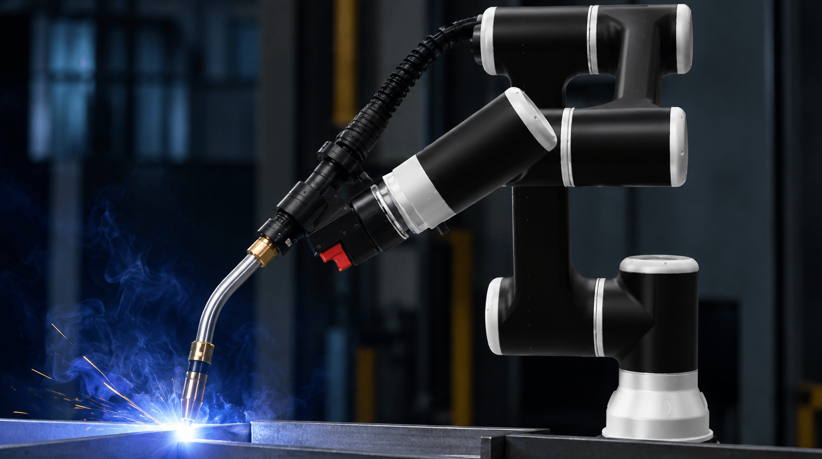 Welding with a Kikobot robot