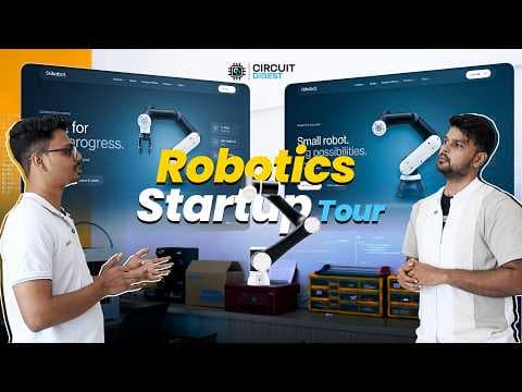 Circuit Digest video thumbnail for their visit to Kikobot Robotics