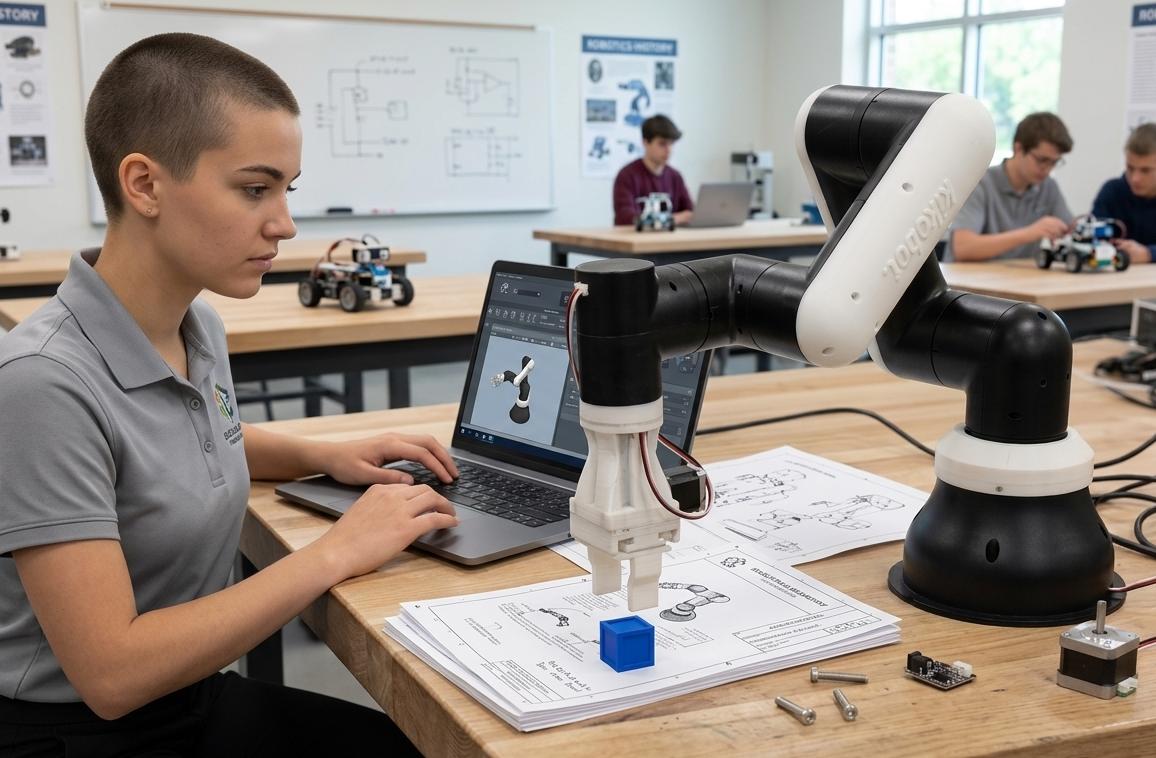 Kikobot C1 - 6 Axis Robotic Arm for Education & Research - Kikobot